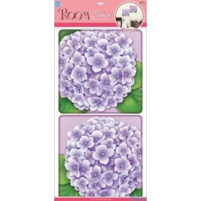 0402 POA Стикеры Две гортензии объёмные