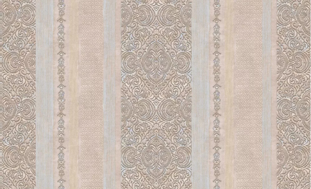 Обои с классическим рисунком и полосами виниловые OVK Design Арабика арт. 10334-05
